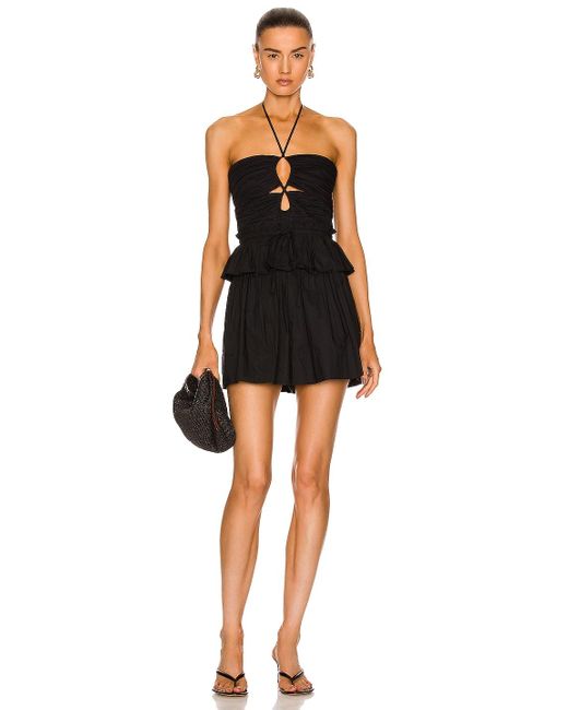 Ulla Johnson Isidro Playsuit in Black Lyst
