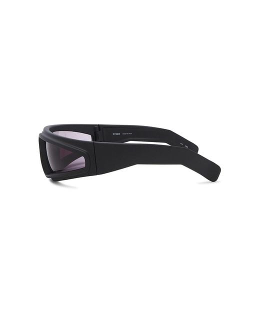 Rick Owens Blue Ryder Sunglasses for men