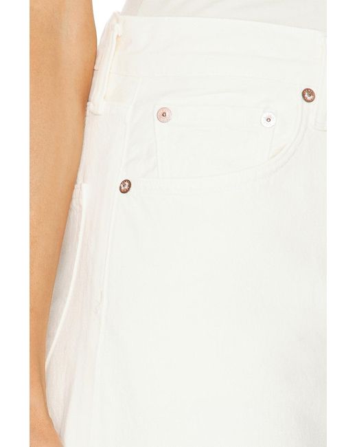 Agolde White Arc Jean