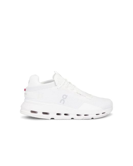 On Shoes White Cloudnova 2 for men