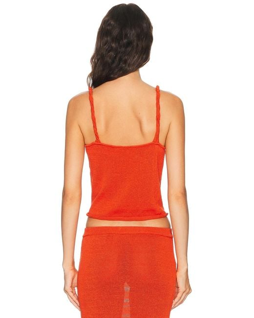 SER.O.YA Red Aimee Top