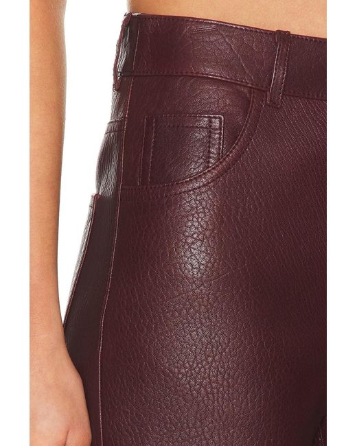 Chloé Red Leather Pant