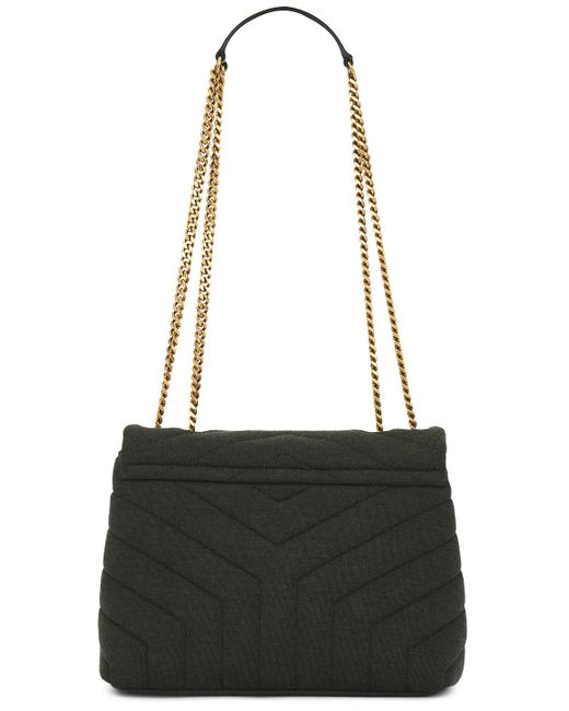 Saint Laurent Black Small Loulou Chain Bag