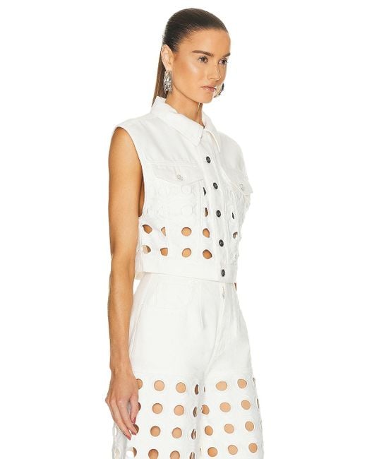 Alaïa White Alaïa Vest
