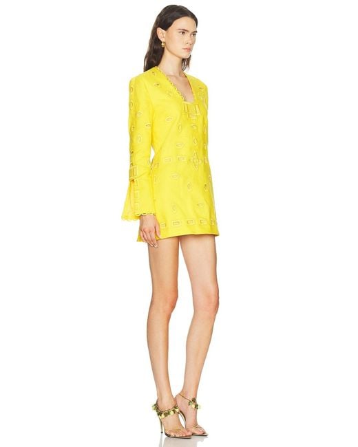 Alexis Yellow Eulia Dress