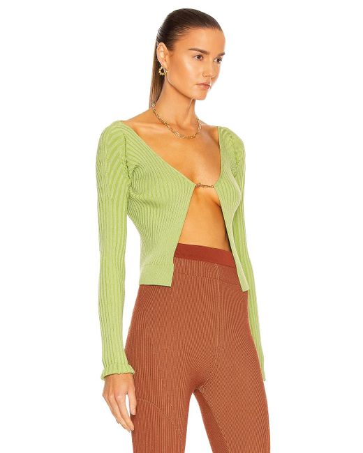 La Maille Pralu Longue in Light Green 