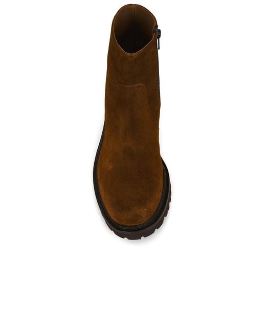 Common Projects Brown Suede Zipper Boot Piuma for men