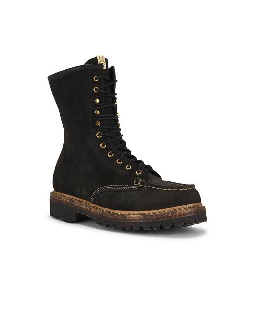 Visvim Black Scout Moc Boots for men
