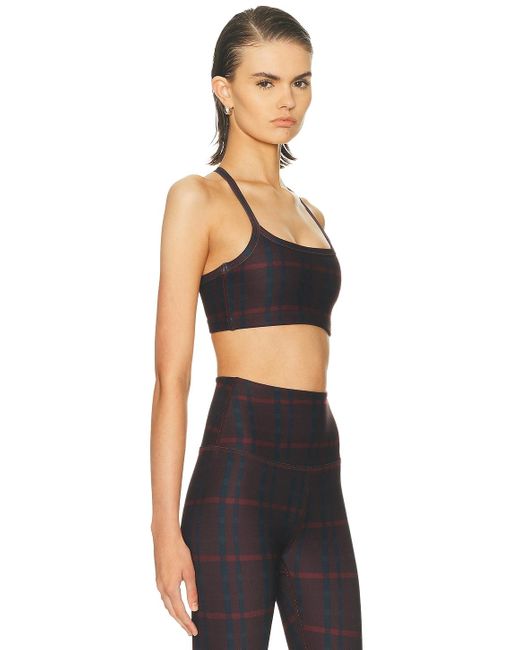 Beyond Yoga Black Softmark Slim Racerback Bra