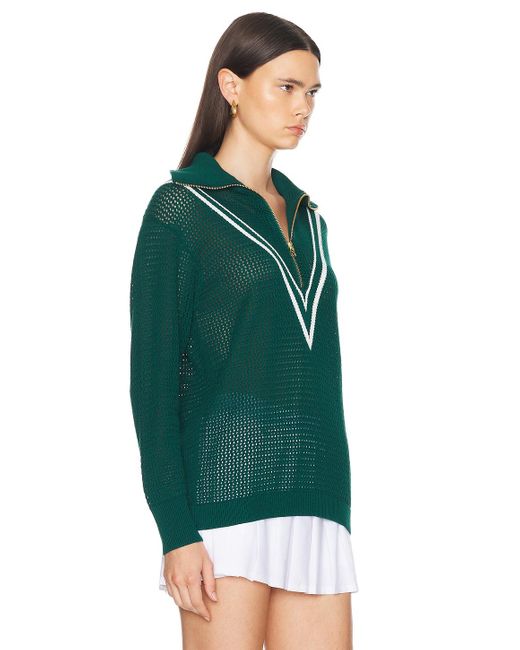 Varley Green Savannah Knit Sweater