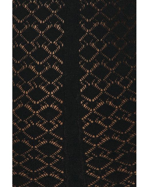 Helsa Black Robbyn Wrap Gown