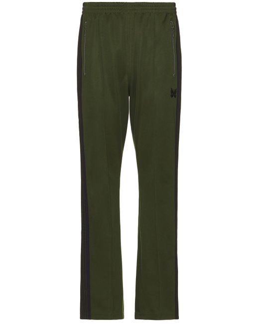 Needles Green Boot-cut Track Pant Poly Smooth for men