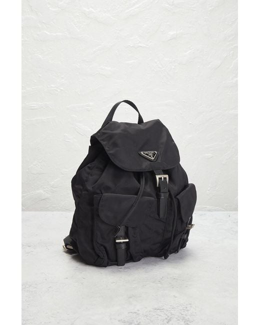 Prada Black Tessuto Backpack
