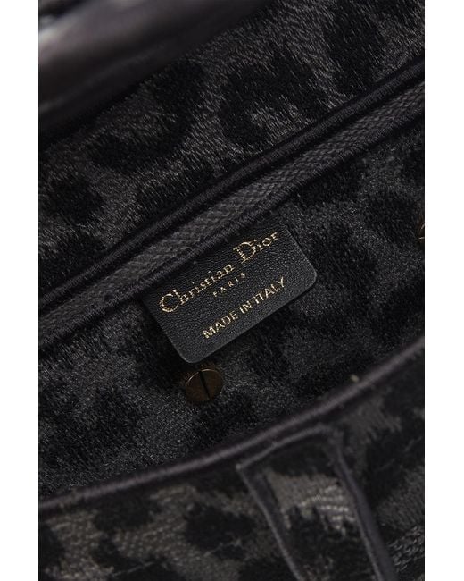 Dior Black Saddle Bag