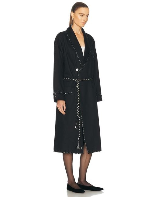 Bode Black Podium Coat