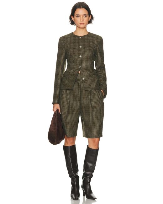 Bode Green Morris Houndstooth Rice Jacket