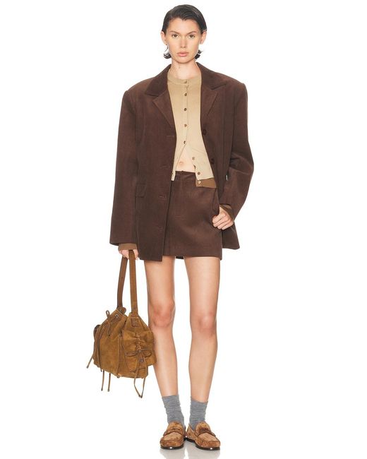 SER.O.YA Brown Hera Blazer