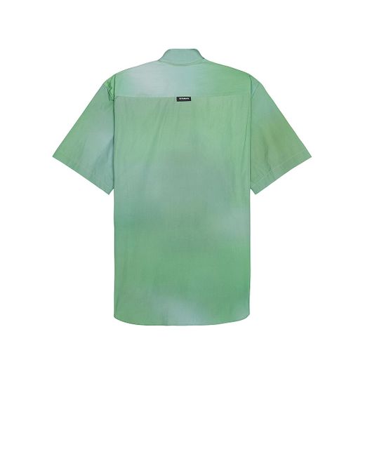 Vetements Green Anime Short Sleeved Shirt for men
