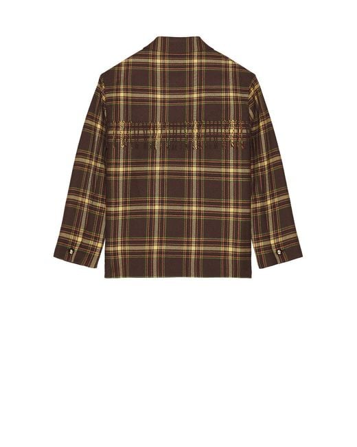 Valentino Brown Caban Jacket for men