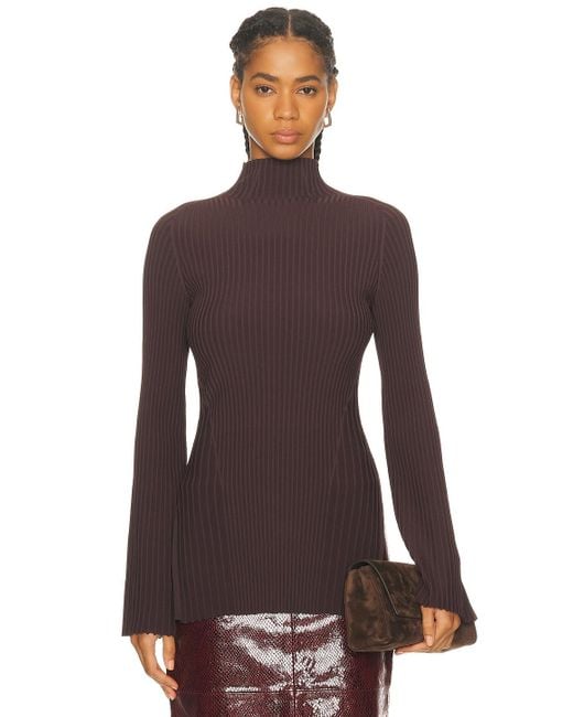 Adam Lippes Purple Gaia Top