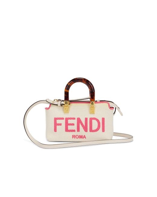 FENDI フェンディ By The Way MINI カーフ製ボストンバッグ*PINK Fendi By The Way Boston Bag Mini Light Pink in Calf Leather