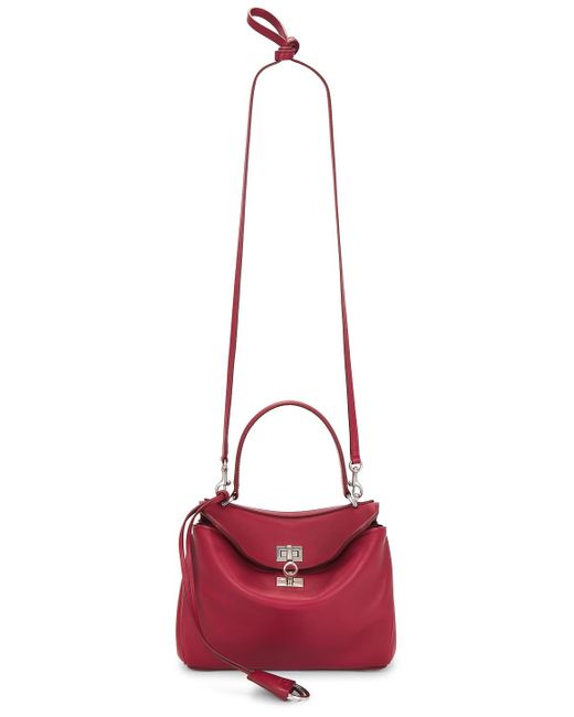 【BALENCIAGA】Rodeo ミニ ハンドバッグ★7954562AA4V6034★赤 ホワイト の ウィメンズ Rodeo ハンドバッグ ミニ スニーカー