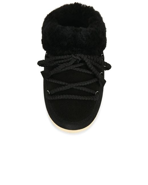Moon Boot Black Evx Mule Suede Boot