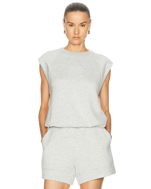Varley White Salome Raglan Tee