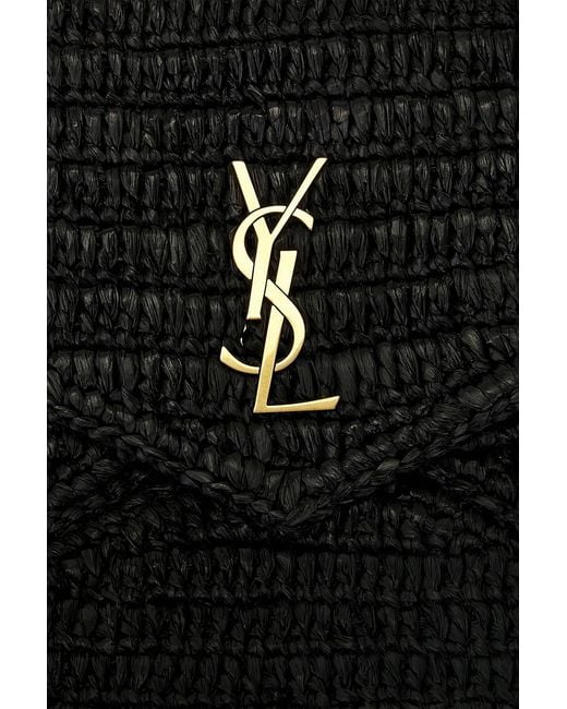 Saint Laurent Black Large Envelope Pouch