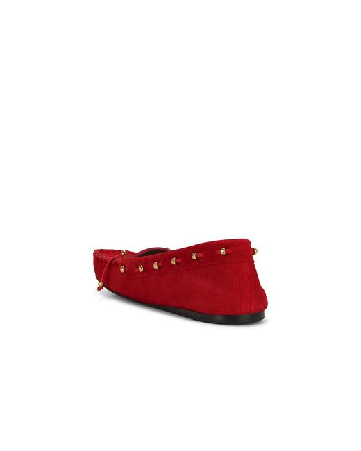 Khaite Red Milly Flat