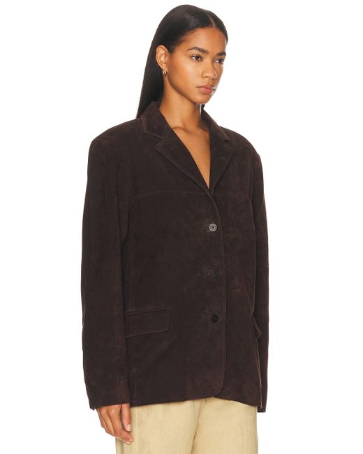 Staud Black Corrine Leather Jacket