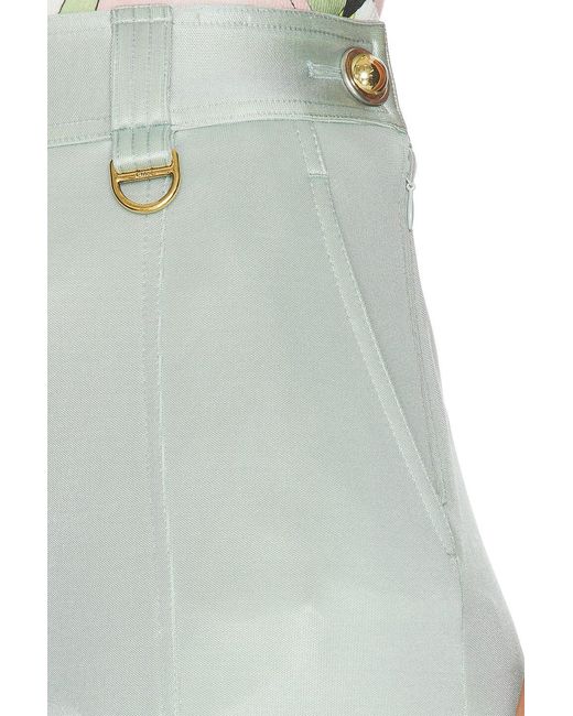 Chloé Green Cigarette Pant