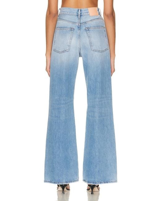 Acne Blue Wide Leg Jeans