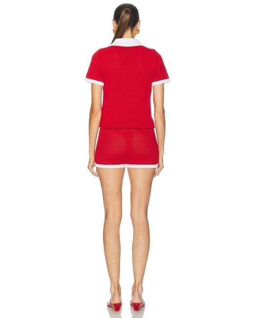 SER.O.YA Red Chicky Romper