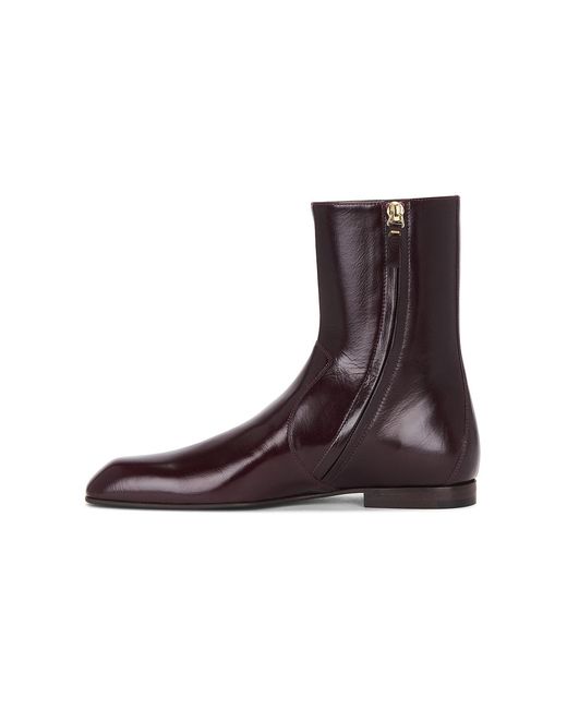 Khaite Brown Colt Ankle Boot