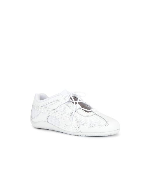 PUMA White Speedcat Sneaker