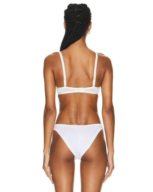 CUUP Multicolor Mesh Plunge Bra