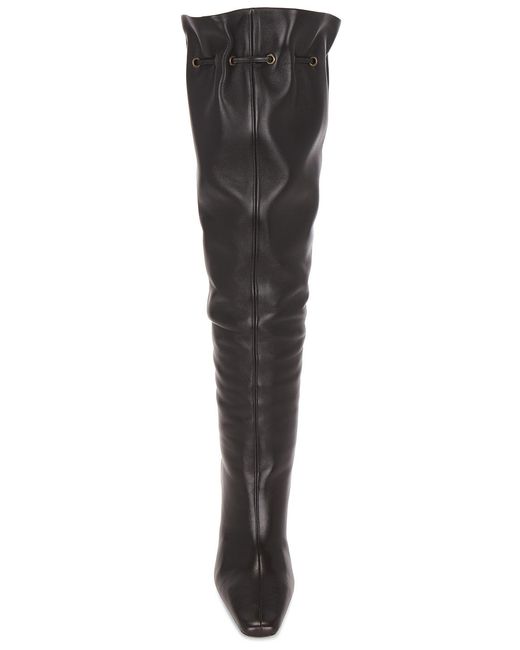 Saint Laurent Black Knee High Boot