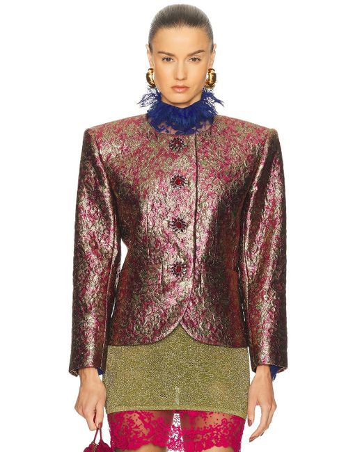 Saint Laurent Brown Lady Jacket