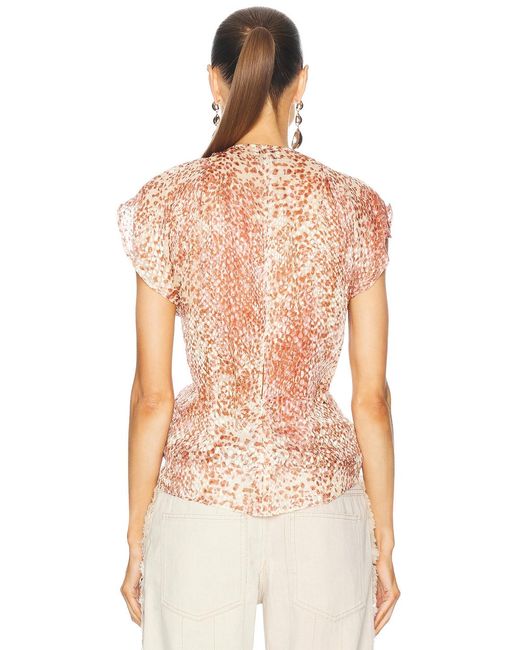 Isabel Marant Pink Lonea Top