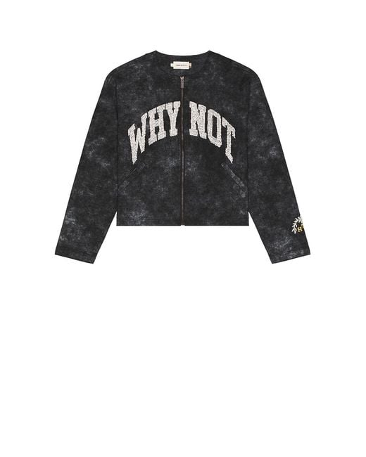 Honor The Gift Black Twill Washed Jacket for men