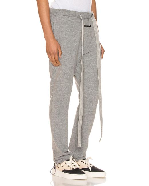 Fear Of God Cotton Core Sweatpant in Heather Grey (Gray) for Men | Lyst