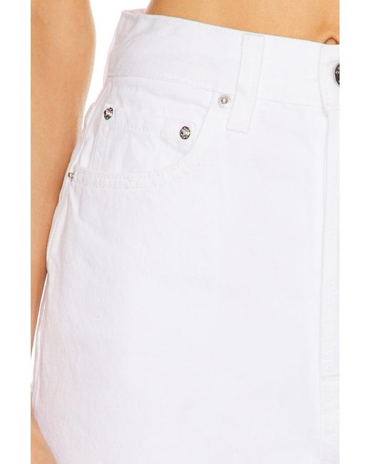 GRLFRND White Jules Bermuda