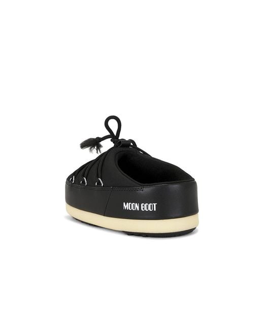 Moon Boot Black Evx Mule Nylon Boot