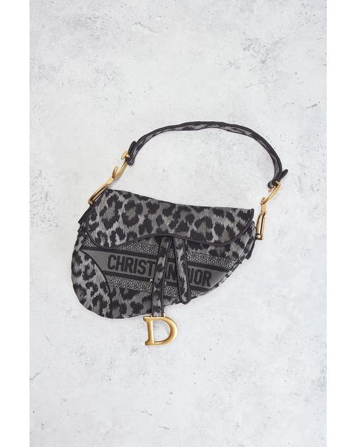 Dior Black Saddle Bag