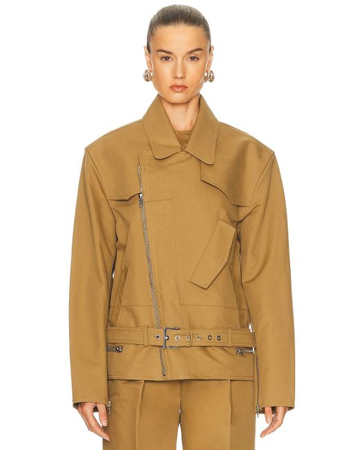 Alex Perry Green Biker Jacket
