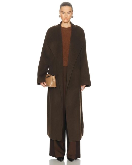 SER.O.YA Black Mavis Wool Coat