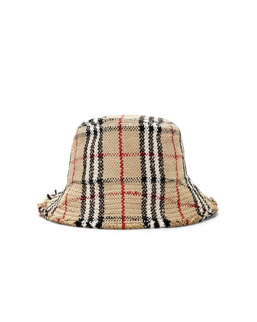 Burberry Tweed Bucket Hat | Lyst