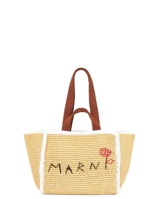 Marni Metallic Medium Shopping Bag