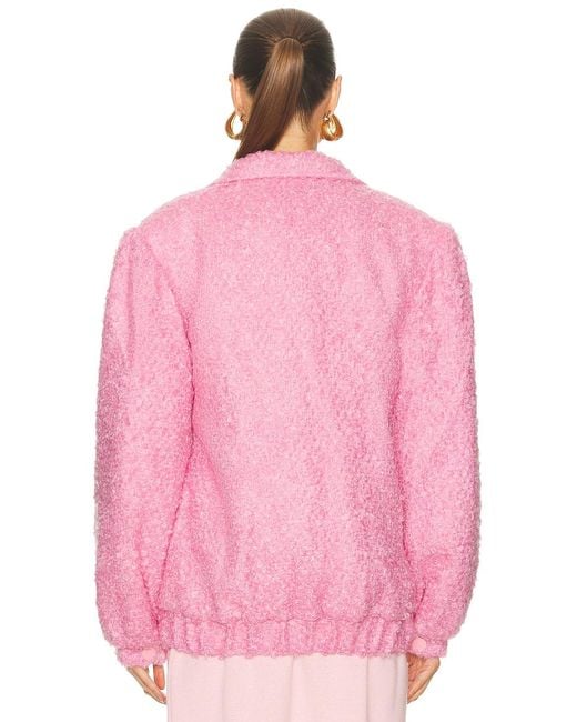 ROWEN ROSE Pink Bomber Jacket